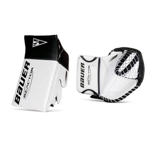 Bauer Senior Vapor R5 Pro Hockey Goalie Trapper+Blocker Set white/black
