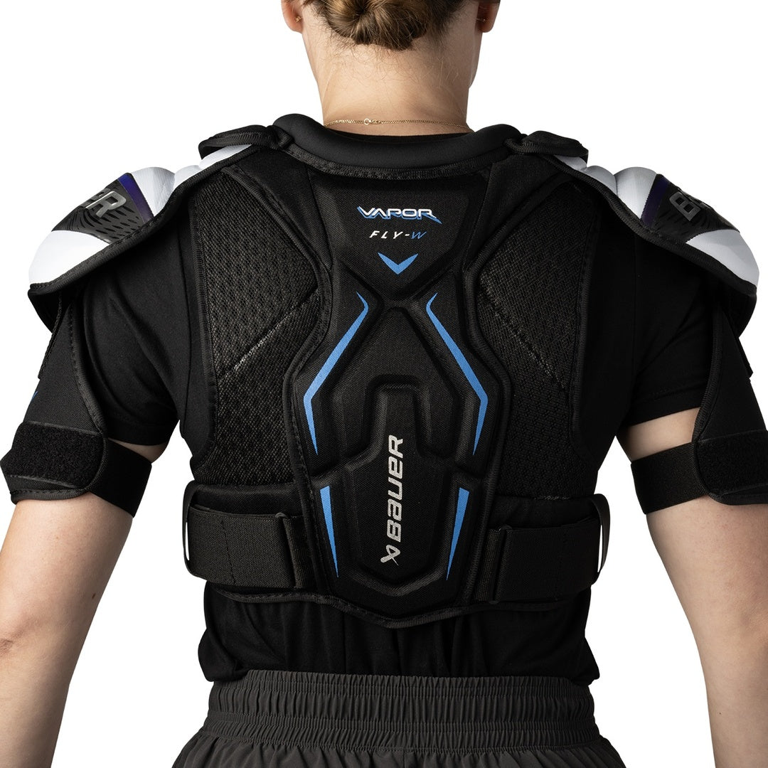 Bauer Senior Women's Vapor Fly-W Hockey Player Shoulder Pad black./white