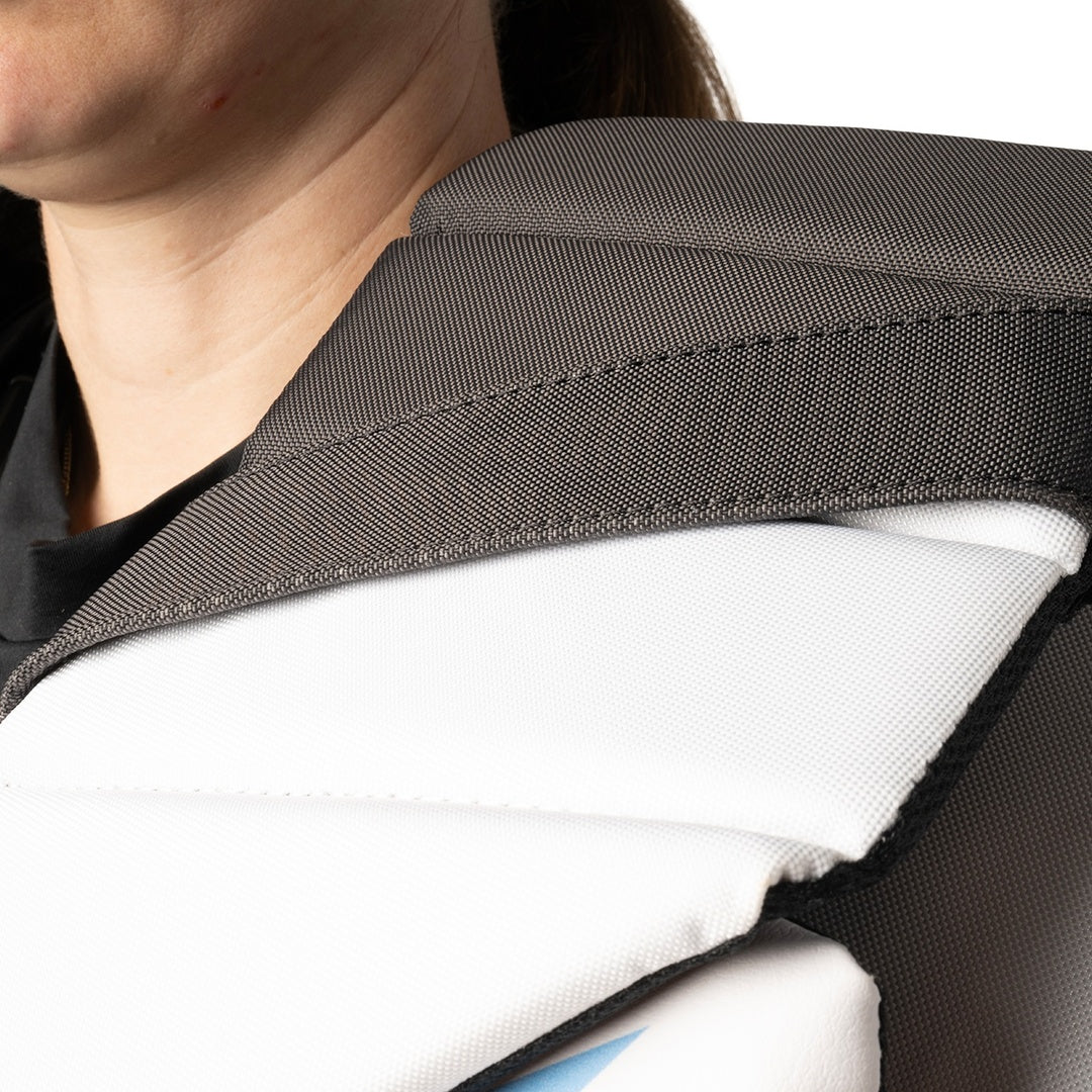 Bauer Senior Women's Vapor Flylite Hockey Goalie Chest and Arm Protector black/white