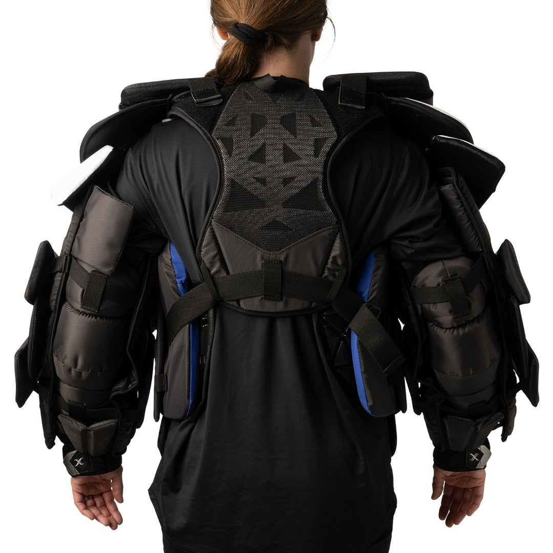 Bauer Senior Women's Vapor Flylite Hockey Goalie Chest and Arm Protector black/white