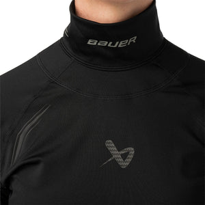 Bauer Women's Bodyguard Neck Protect Long Sleeve Shirt black