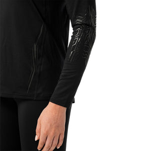 Bauer Women's Bodyguard Neck Protect Long Sleeve Shirt black