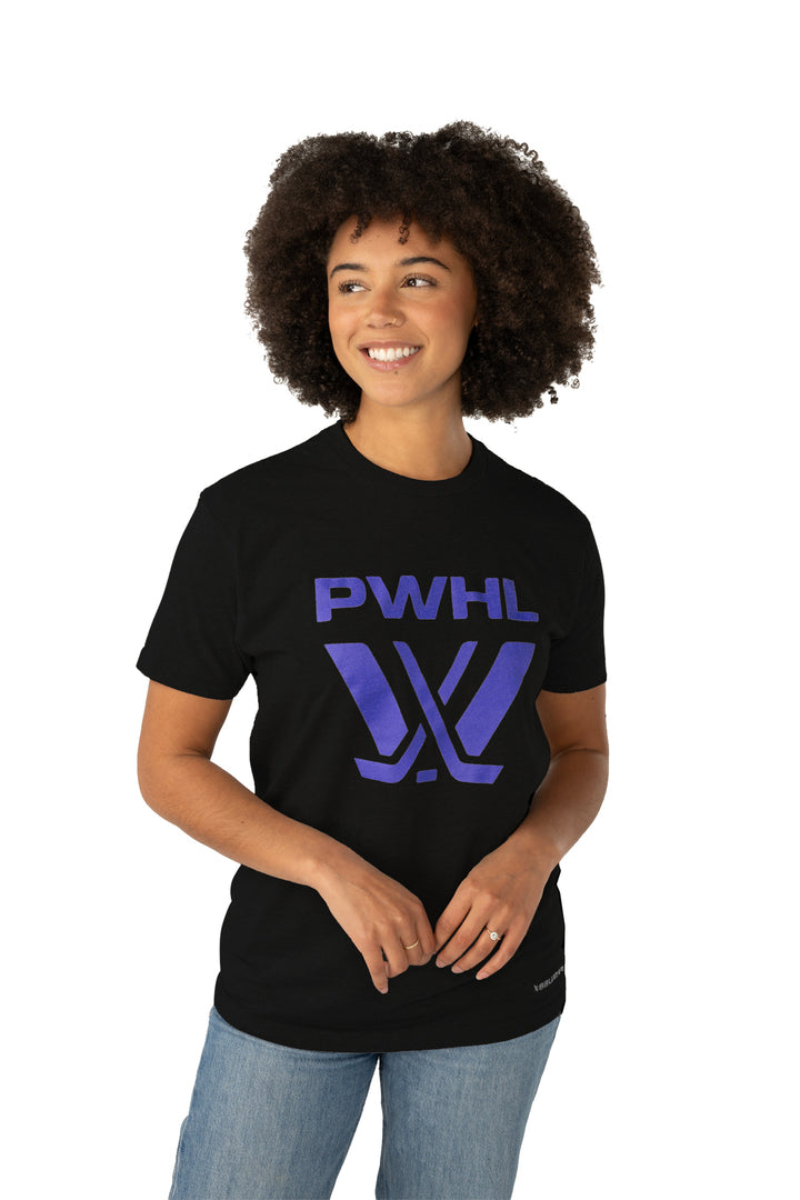 BAUER Women's PWHL Graphic T-Shirt black 