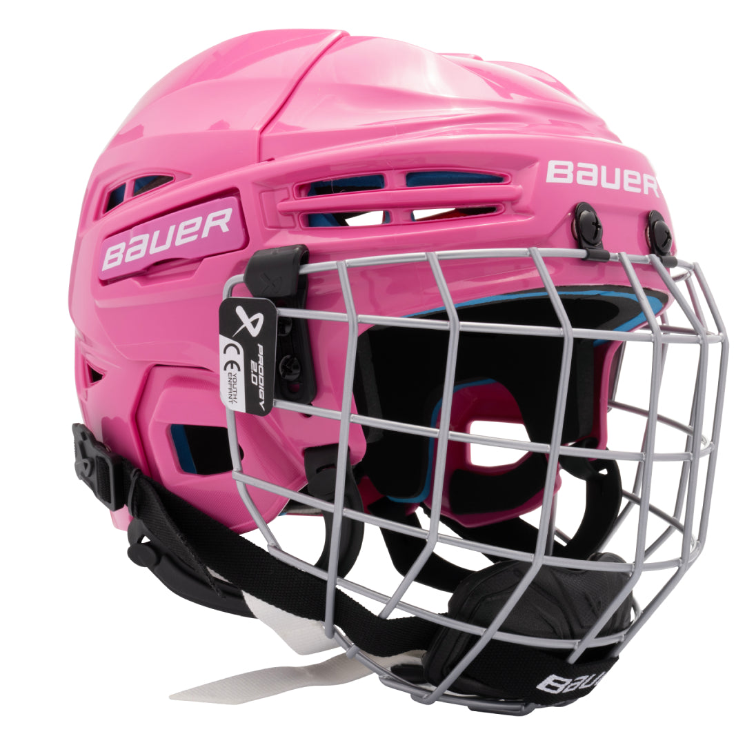 Bauer Youth Prodigy 2.0 Hockey Player Helmet Combo Pink