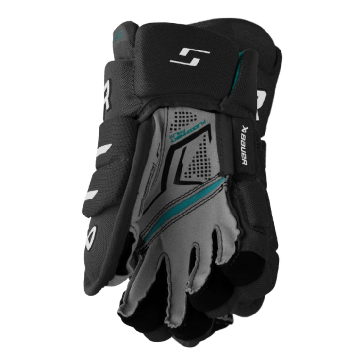 Bauer Youth Supreme Fuse Hockey Gloves black/white
