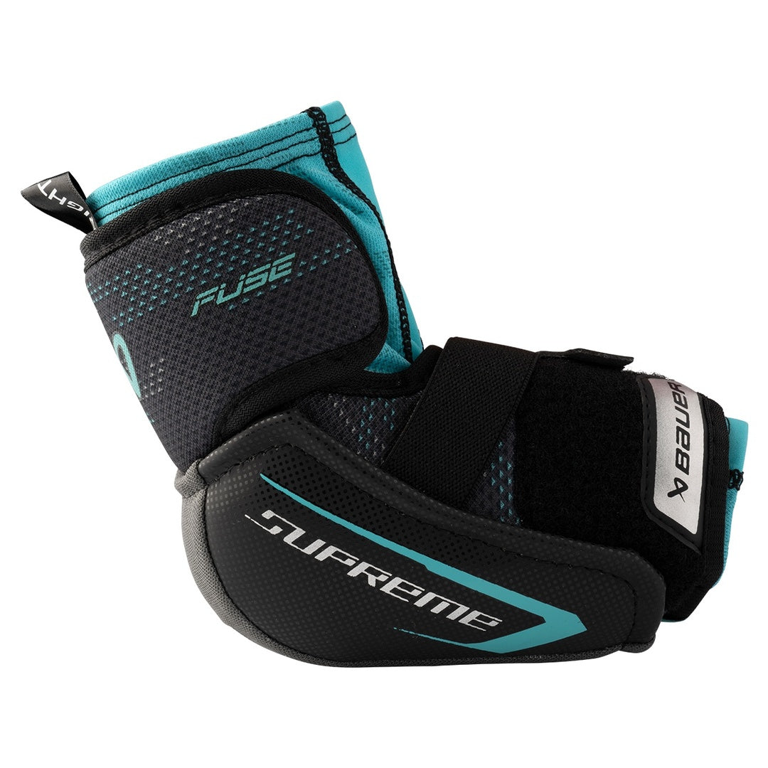 Bauer Youth Supreme Fuse Hockey Player Elbow Pad black/teal