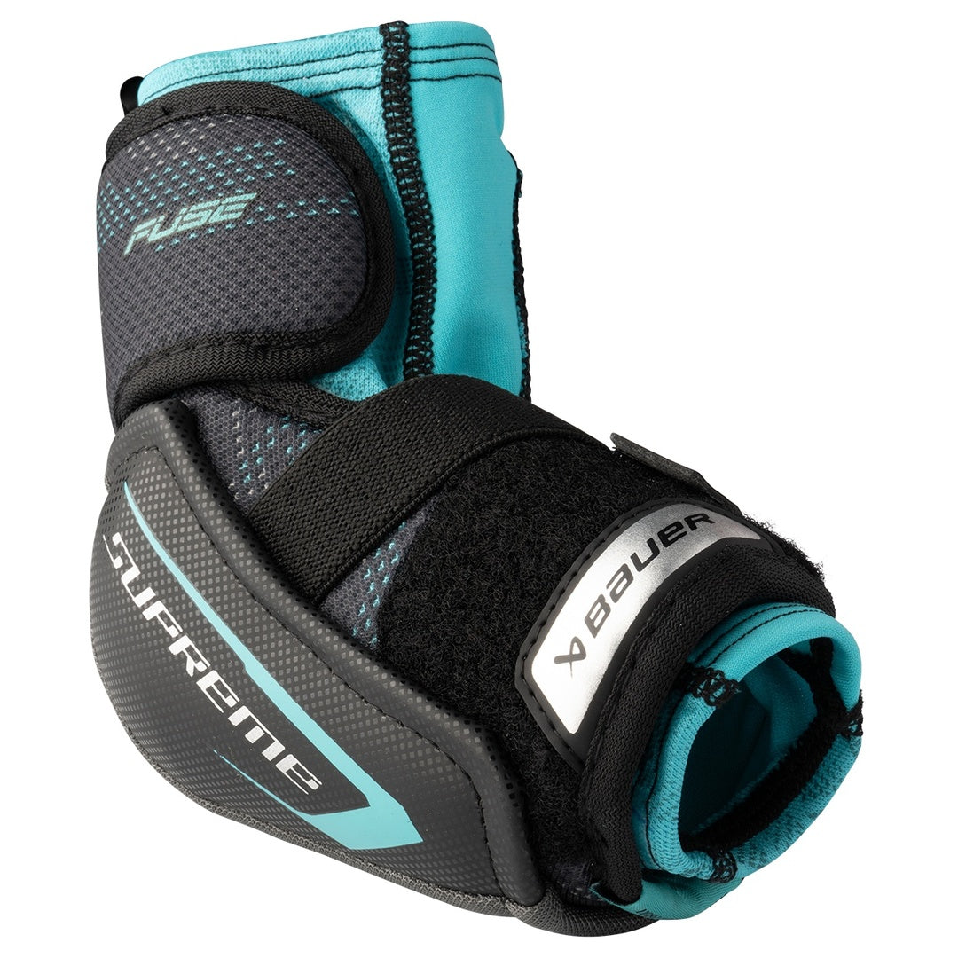 Bauer Youth Supreme Fuse Hockey Player Elbow Pad black/teal