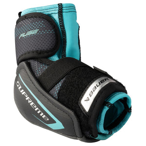 Bauer Youth Supreme Fuse Hockey Player Elbow Pad black/teal