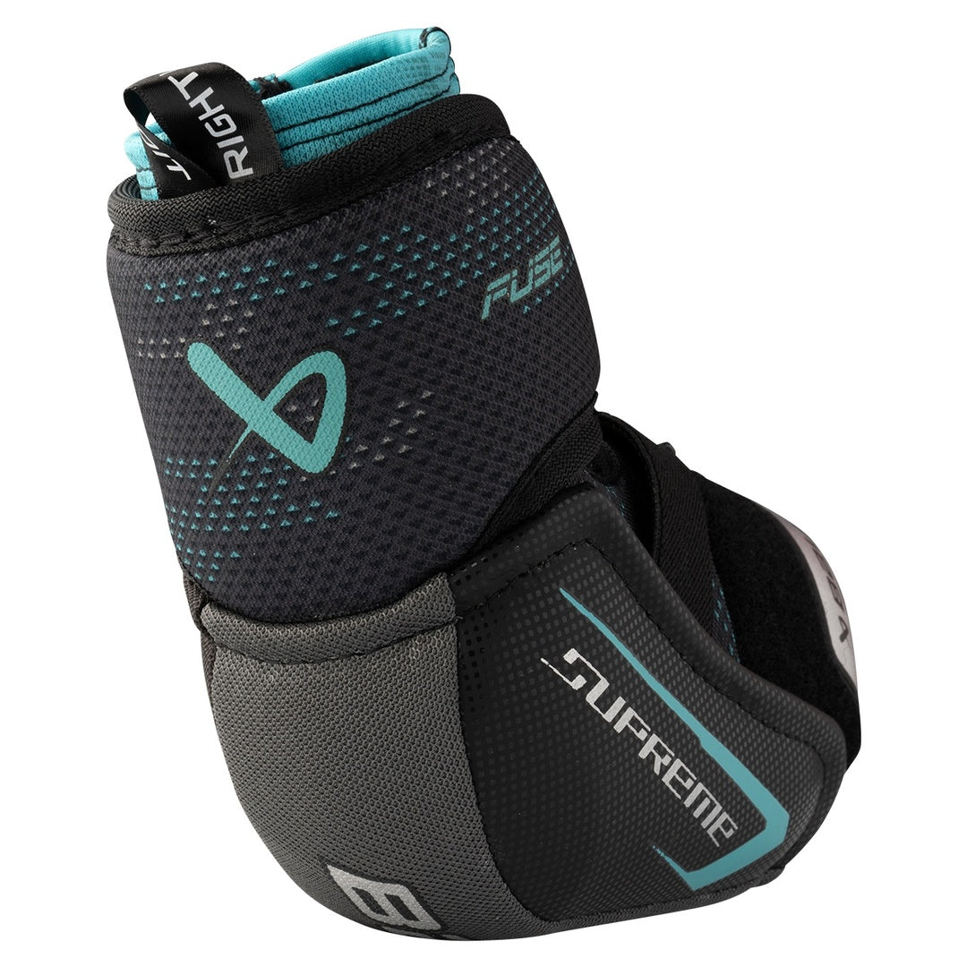 Bauer Youth Supreme Fuse Hockey Player Elbow Pad black/teal