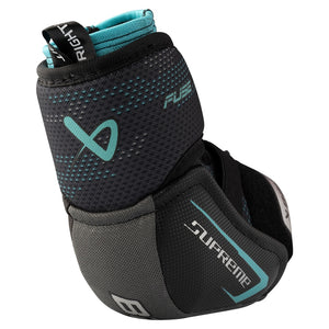 Bauer Youth Supreme Fuse Hockey Player Elbow Pad black/teal