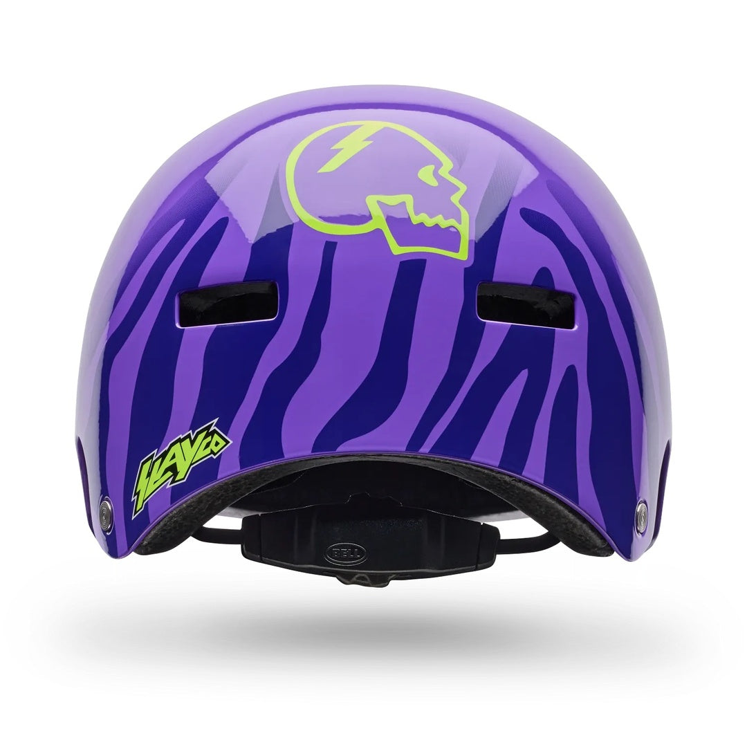 Bell Local BMX Bike Helmet slayco purple