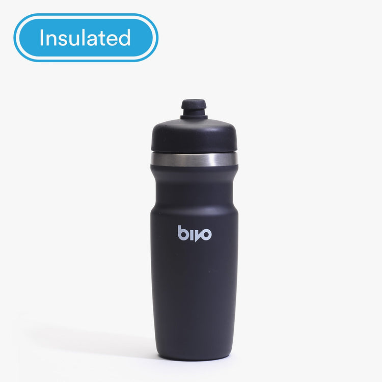 Bivo Trio Insulated Water Bottle Black 17oz