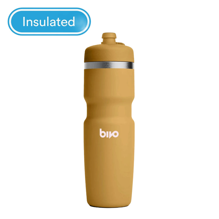 Bivo Trio Insulated Water Bottle Amber 21oz