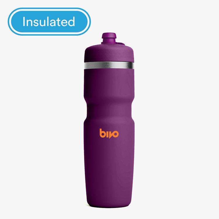 Bivo Trio Insulated Water Bottle Plum 21oz