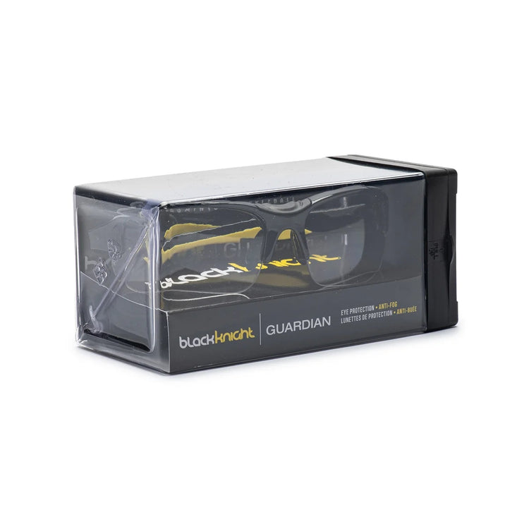 BLACK KNIGHT Guardian Eye Guards black/yellow
