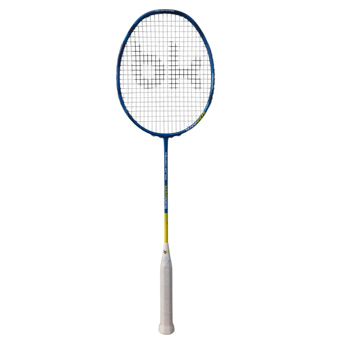 Black Knight Polar Vortex Badminton Racquet blue/yellow/white