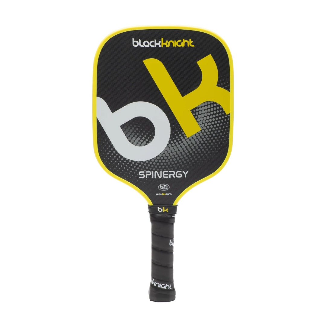 BLACK KNIGHT Spinergy Pickleball Paddle black yellow