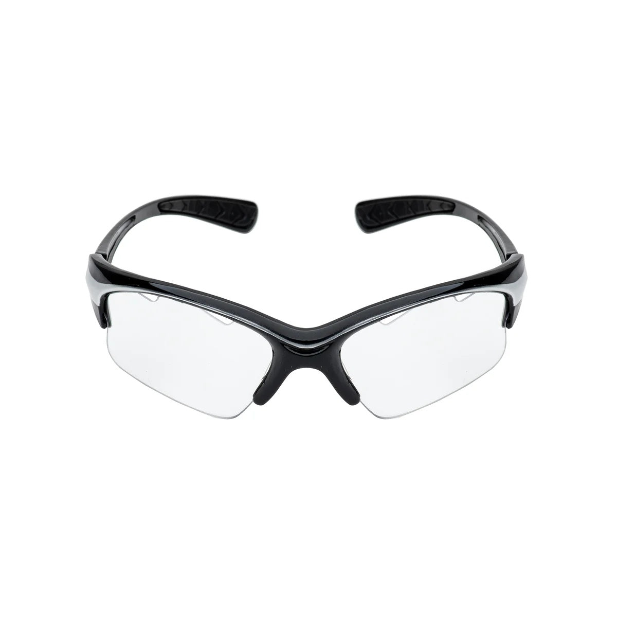Black Knight Stiletto Eye Guards black/silver