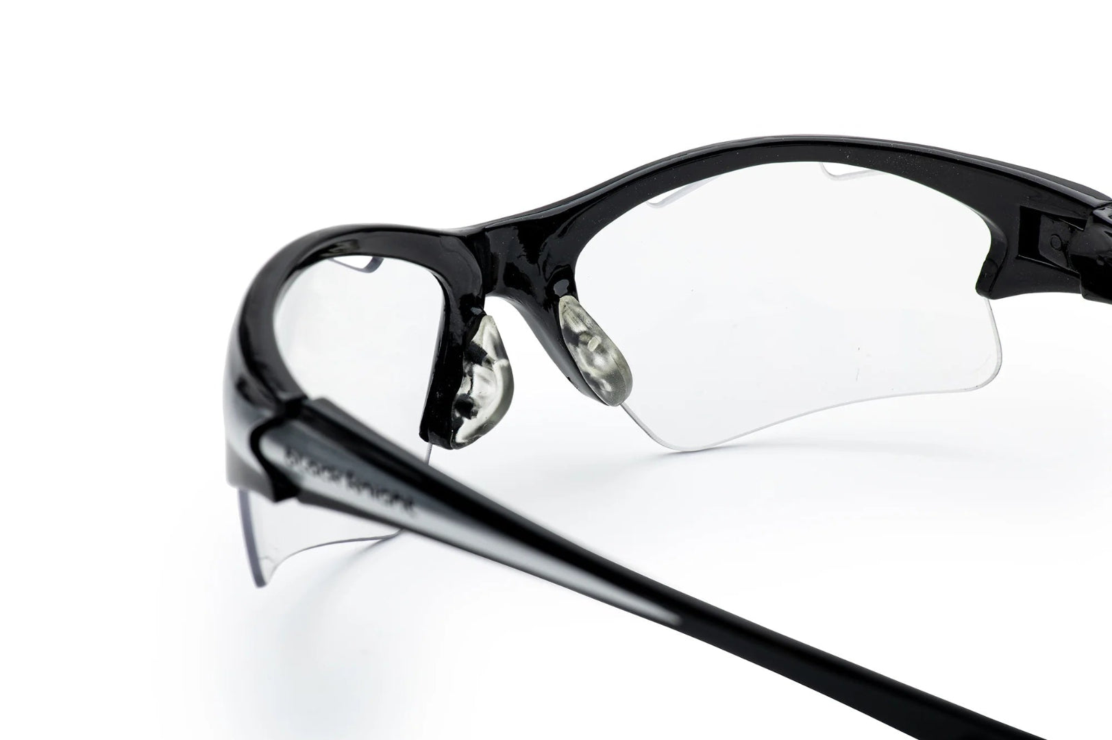 Black Knight Stiletto Eye Guards black/silver