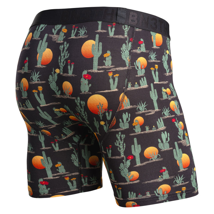 BN3TH Men's Classic Icon Boxer Briefs cacti black green