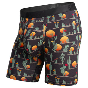 BN3TH Men's Classic Icon Boxer Briefs cacti black green