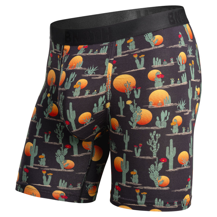 BN3TH Men's Classic Icon Boxer Briefs cacti black green