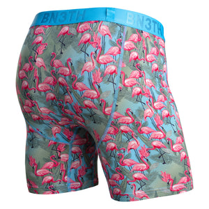 BN3TH Men's Classic Icon Boxer Briefs flamingo ethereal pink green