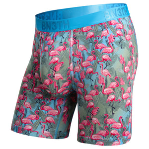 BN3TH Men's Classic Icon Boxer Briefs flamingo ethereal pink green