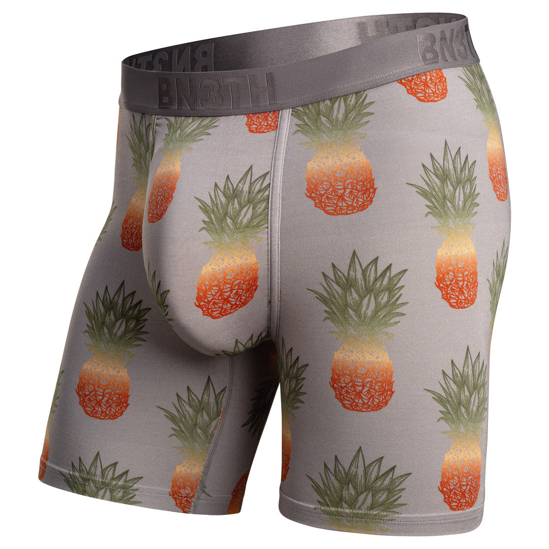 BN3TH Men's Classic Icon Boxer Briefs pineapple fade cloudburst grey