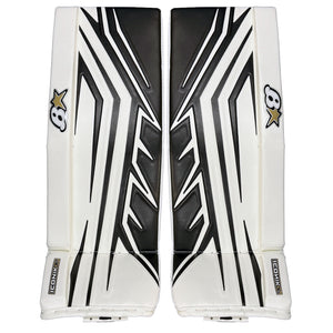 Brian's Intermediate Iconik X2 Hockey Goalie Pad White/Black