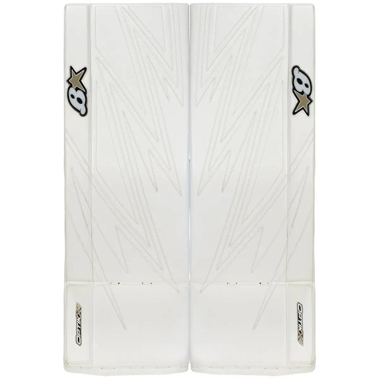 Brian's Intermediate OPTIK X4 Hockey Goalie Pads white