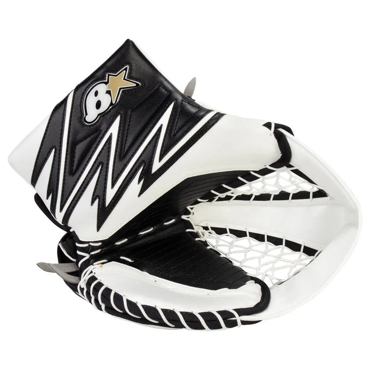 Brian's Intermediate OPTIK X4 Hockey Goalie Trapper white black