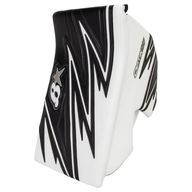 Brian's Junior OPTIK X4 Hockey Goalie Blocker white black