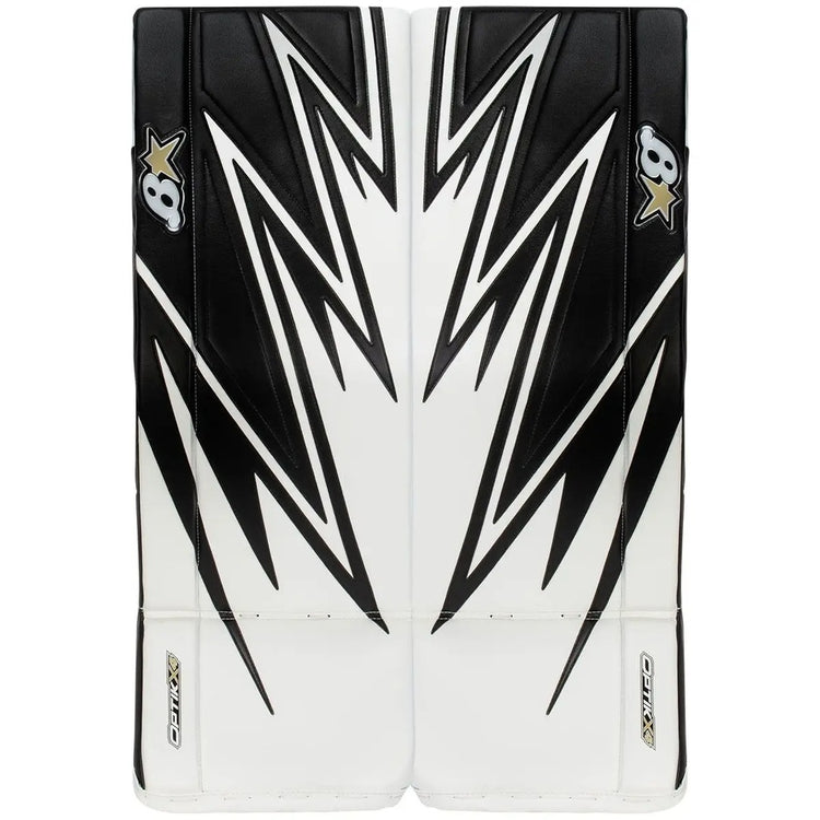 Brian's Senior OPTIK X4 Hockey Goalie Pads white black