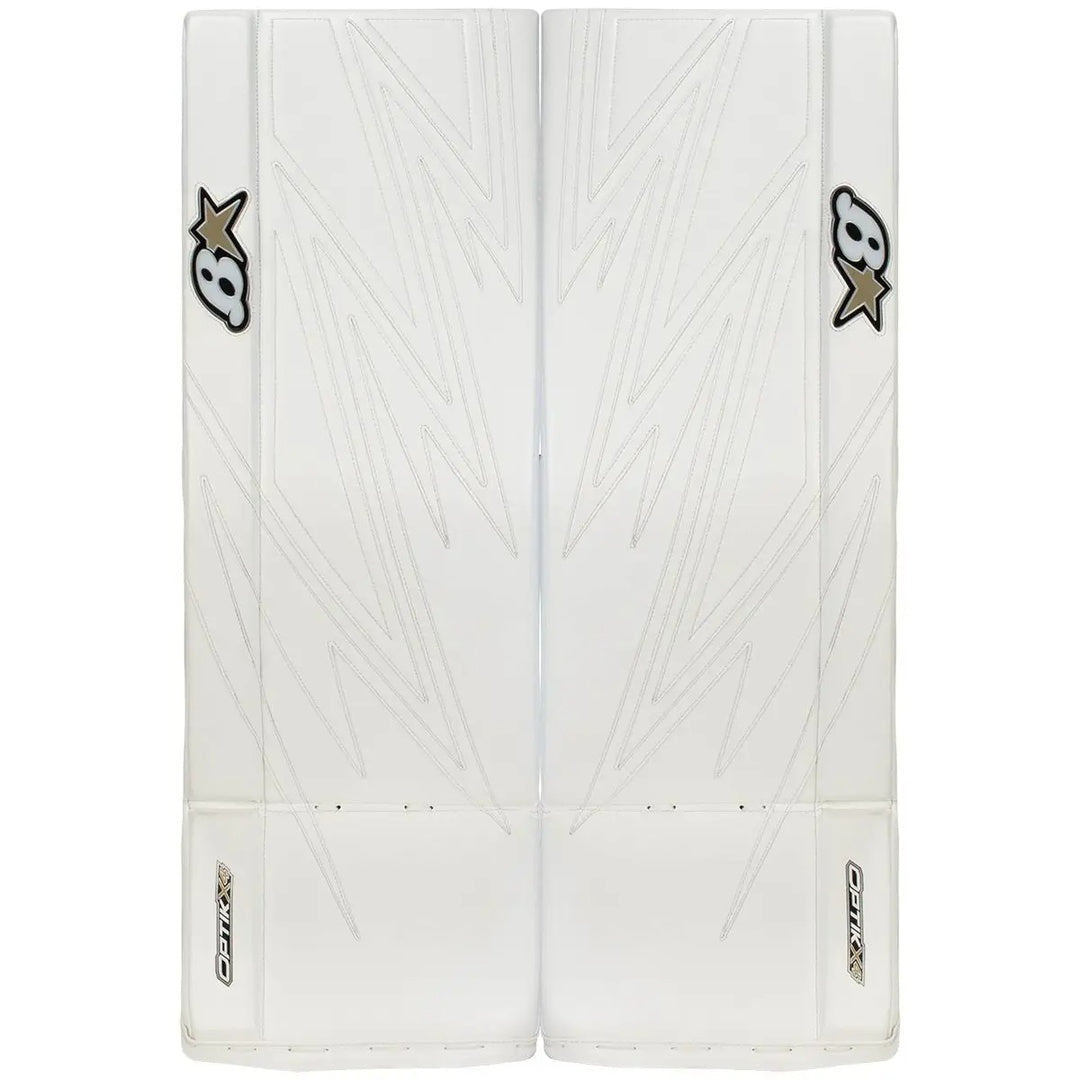 Brian's Senior OPTIK X4 Hockey Goalie Pads white