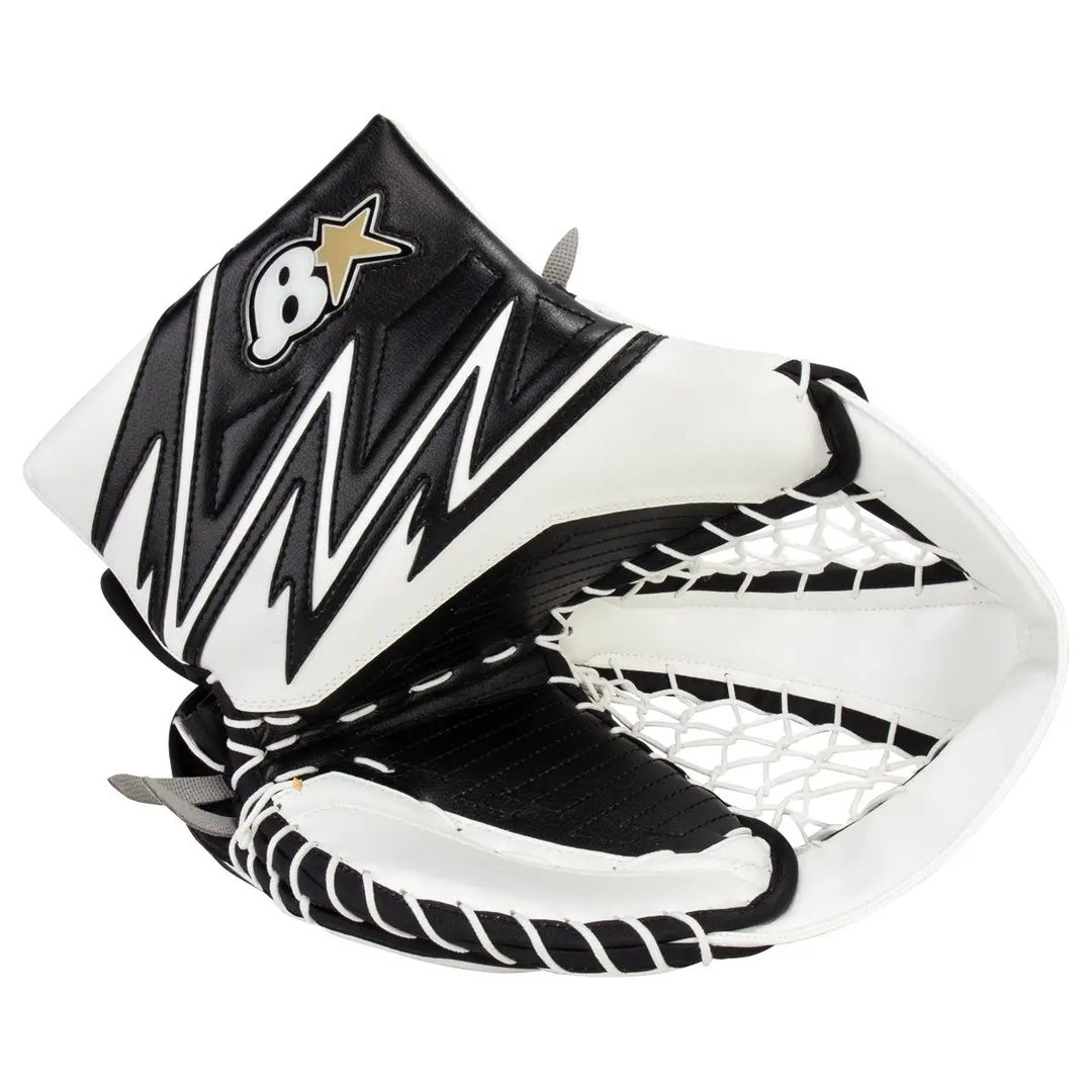 Brian's Senior OPTIK X4 Hockey Goalie Trapper white black