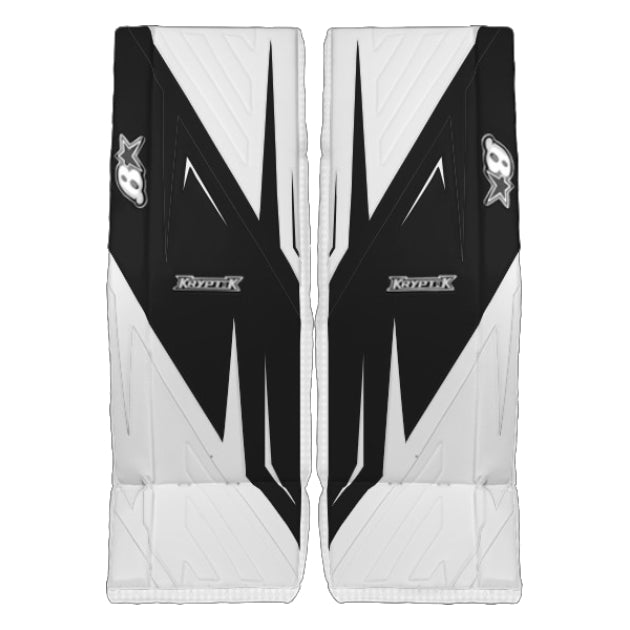 Brian's Senior Pro Kryptik Hockey Goalie Pad White/Black