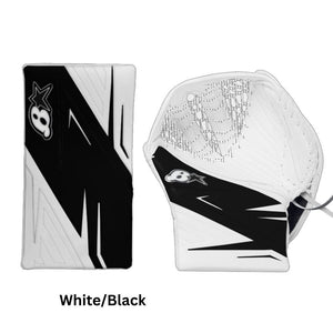 Brian's Senior Pro Kryptik Hockey Goalie Trapper+Blocker White/Black