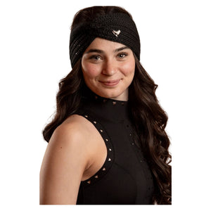 Brilliance & Melrose Adult Figure Skating Headband black