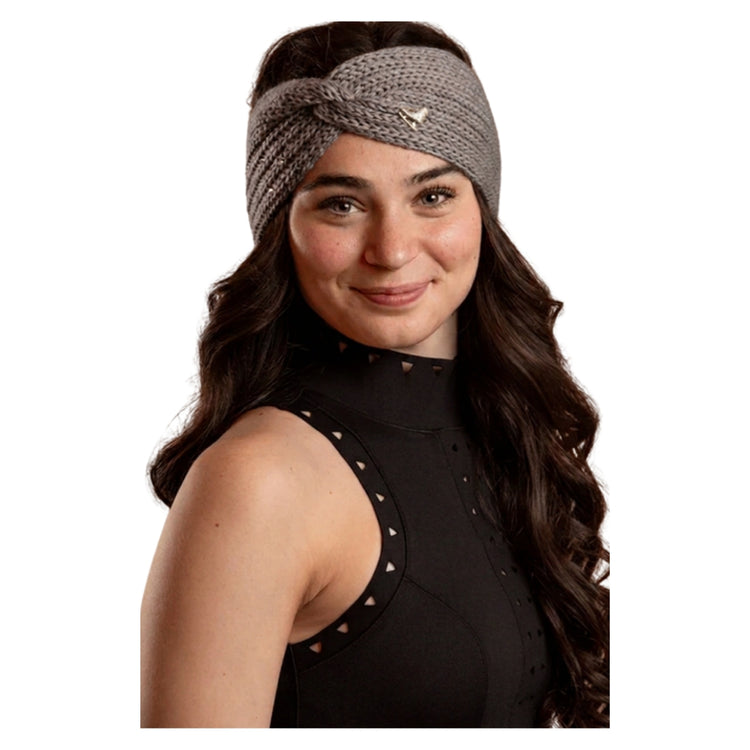 Brilliance & Melrose Adult Figure Skating Headband grey