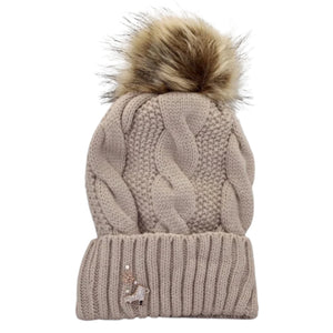 Brilliance & Melrose Adult The Adorable Figure Skating Hat brown