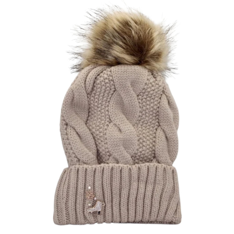 Brilliance & Melrose Adult The Adorable Figure Skating Hat brown
