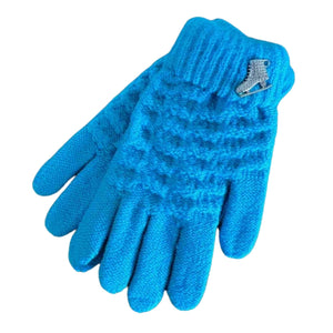 Brilliance & Melrose Mini Gliding Figure Skating Gloves blue