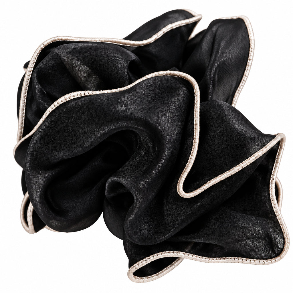 Brilliance & Melrose Organza Chou Chou Figure Skating Scrunchie black