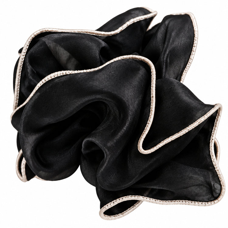 Brilliance & Melrose Organza Chou Chou Figure Skating Scrunchie black