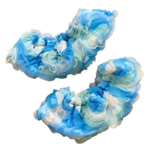 Brilliance & Melrose The Blooming Figure Skating Soakers blue