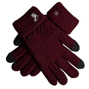 Brilliance & Melrose The Gliding Figure Skating Gloves red