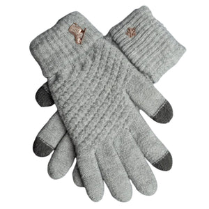 Brilliance & Melrose The Gliding Figure Skating Gloves grey