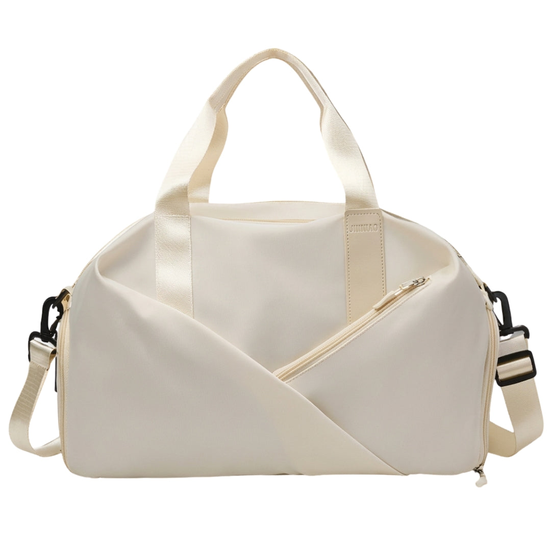 Brilliance & Melrose The Wrap Figure Skate Bag whtie