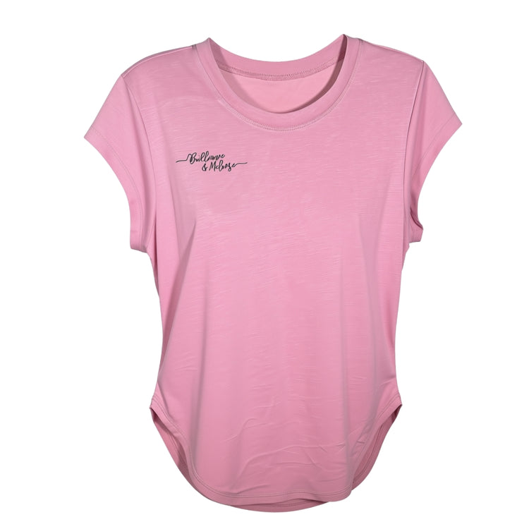 Brilliance & Melrose Women's Loose and Flowy Skating Top pink